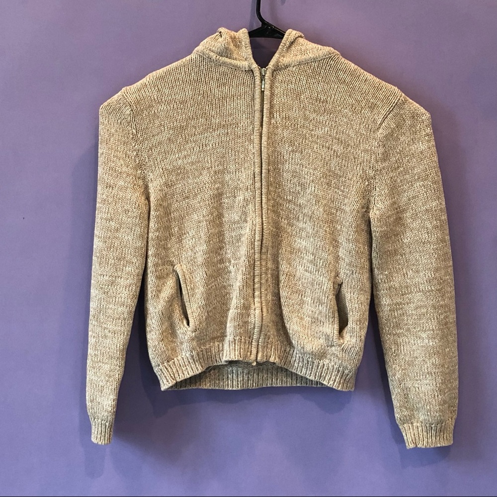 J. Crew Women's Knitted Hoodie Sweater Cardigan